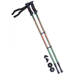 Палки для скандинавской ходьбы Berger Longway 77-135 темно-зеленый/оранжевый