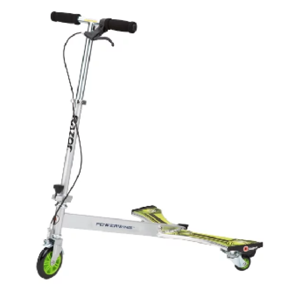Самокат Razor PowerWing DLX серебристый