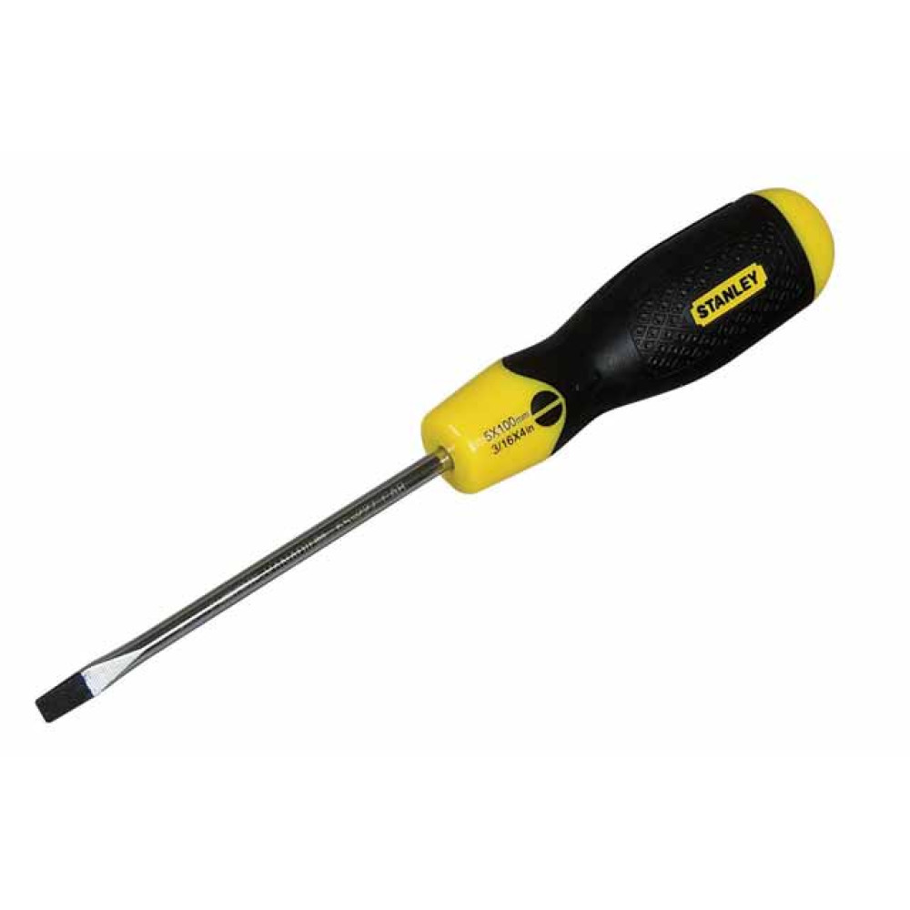 отвертка сushion grip под прямой шлиц STANLEY 0-64-916