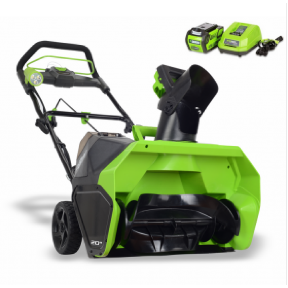Электрический снегоуборщик GREENWORKS GD40SB