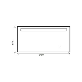 Зеркало JACOB DELAFON Formilia EB1165-NF 140х65 см
