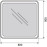 Зеркало BELBAGNO SPC-MAR-800-800-LED-BTN