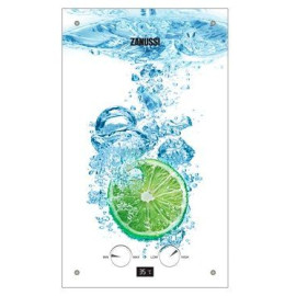 Колонка газовая ZANUSSI GWH 10 Fonte Glass Lime