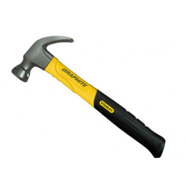 молоток "graphite curved claw" с загнутым гвоздодером STANLEY 1-51-505