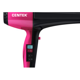 Фен CENTEK CT-2225 черный/красный