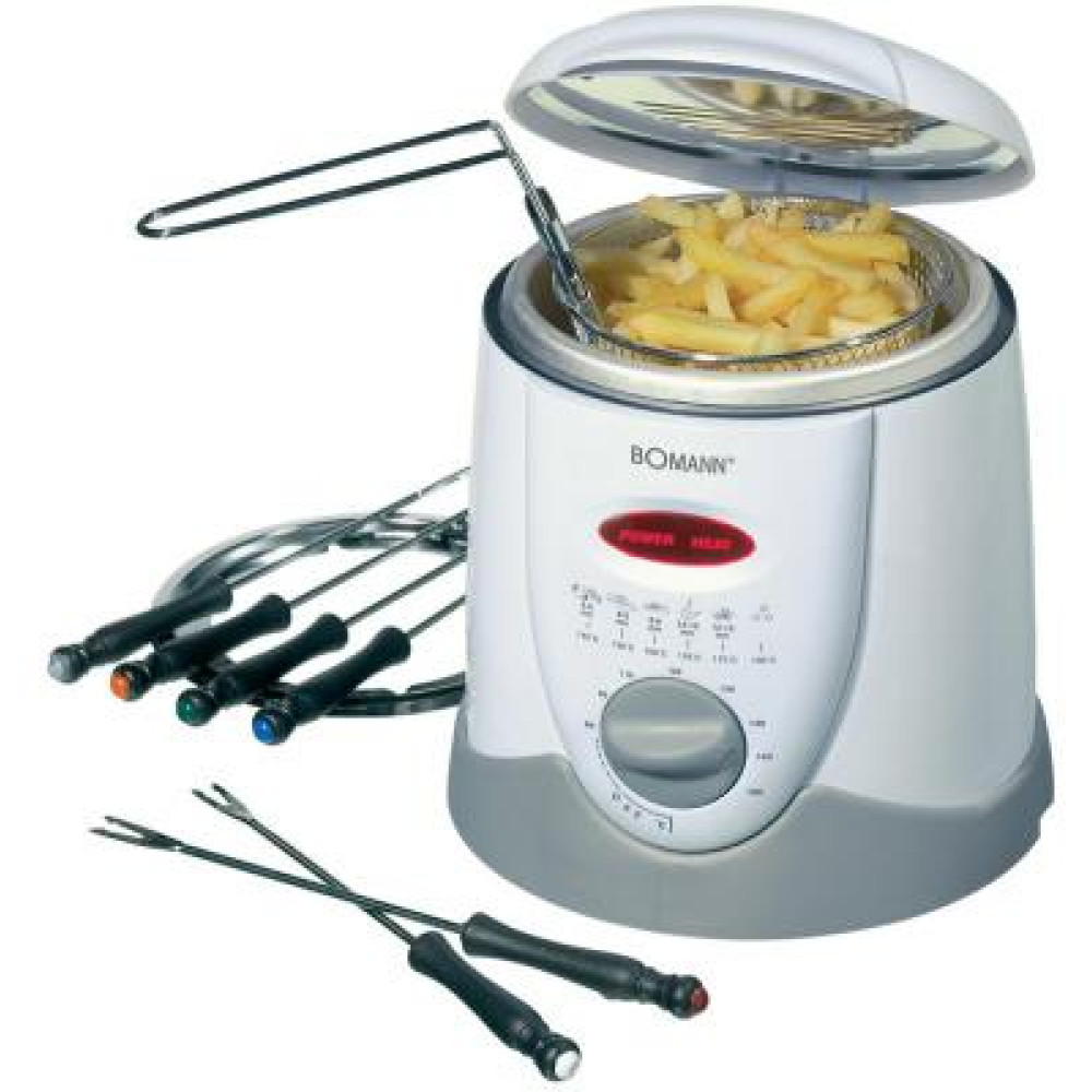 Фритюрница BOMANN FFR 1290 CB weis-grau 1L