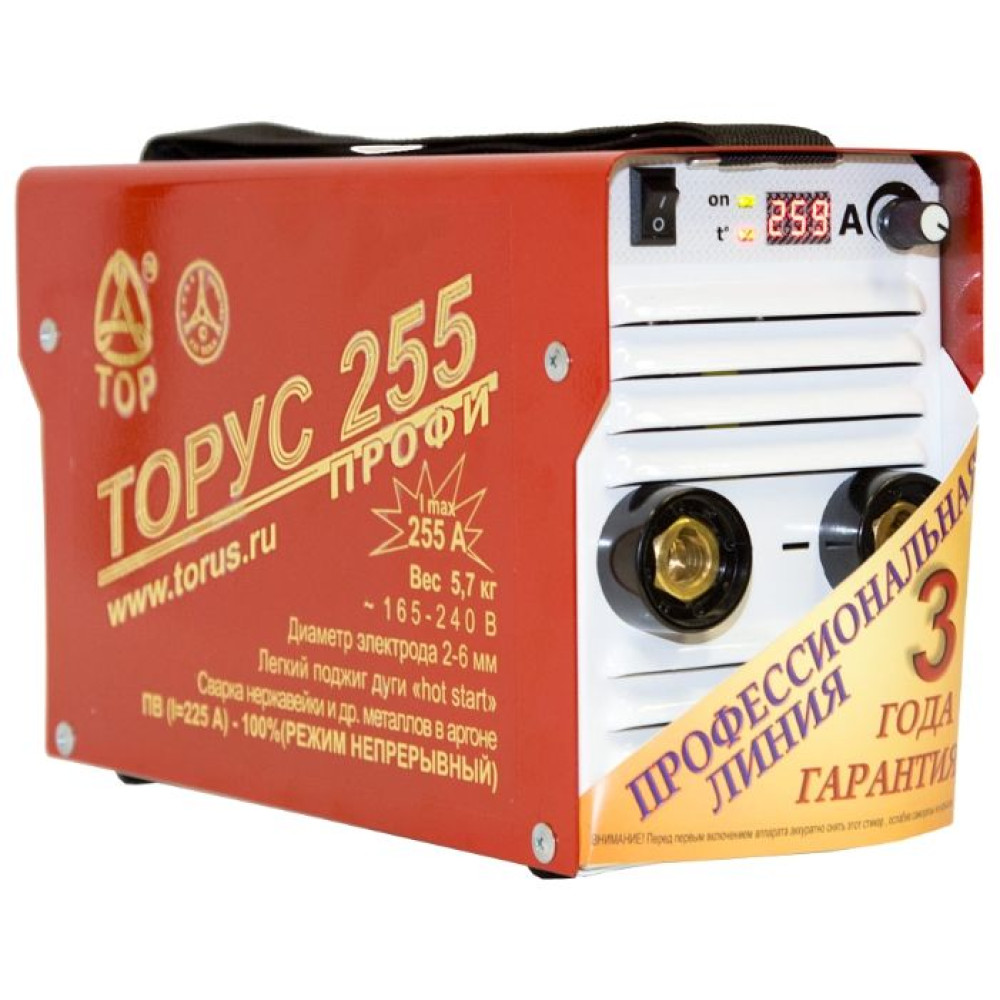 Сварочный инвертор ТОРУС 255 профи