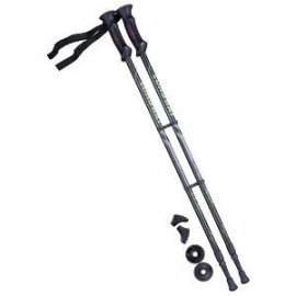 Палки для скандинавской ходьбы Berger Longway 77-135 черный/ярко-зеленый
