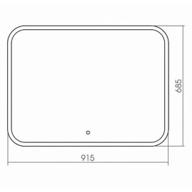 Зеркало GROSSMAN COMFORT 915х685 мм 690680
