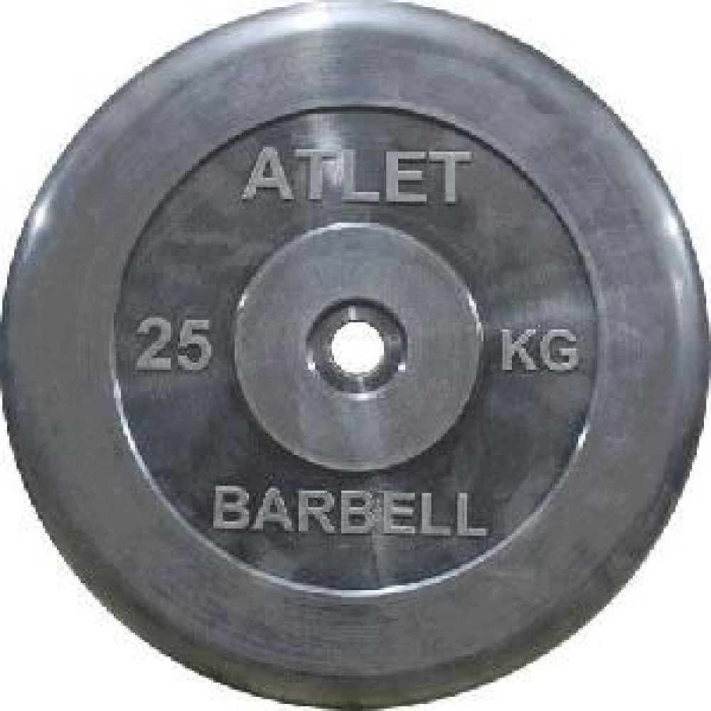 Диск обрезиненный MB Barbell MB-AtletB31-25