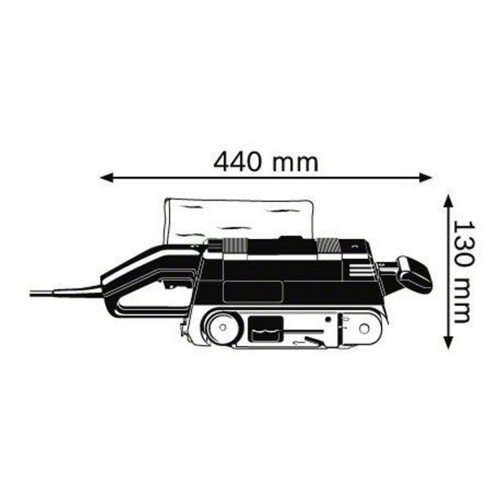 Ленточная шлифмашина BOSCH gbs 75 ae (0601274708)