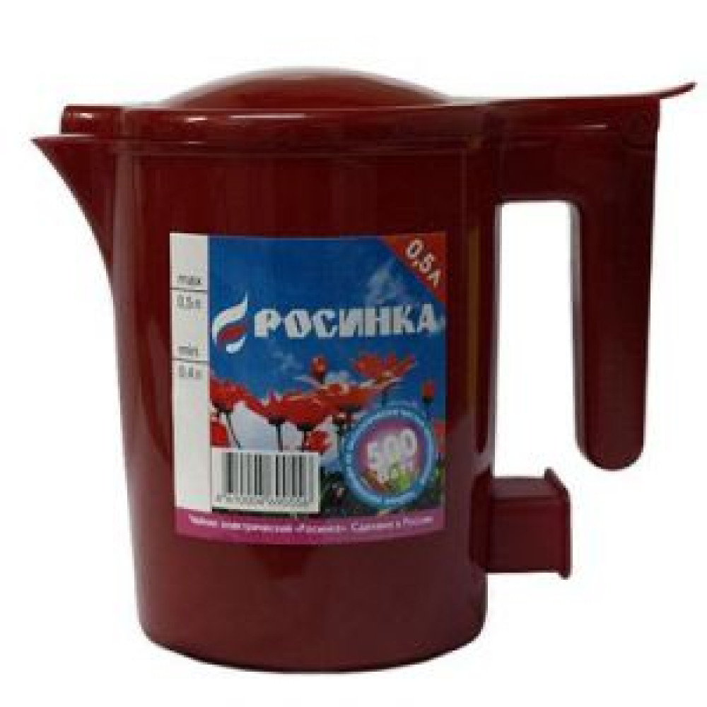 Электрочайник РОСИНКА эч 0,5/0,6-220 рубин