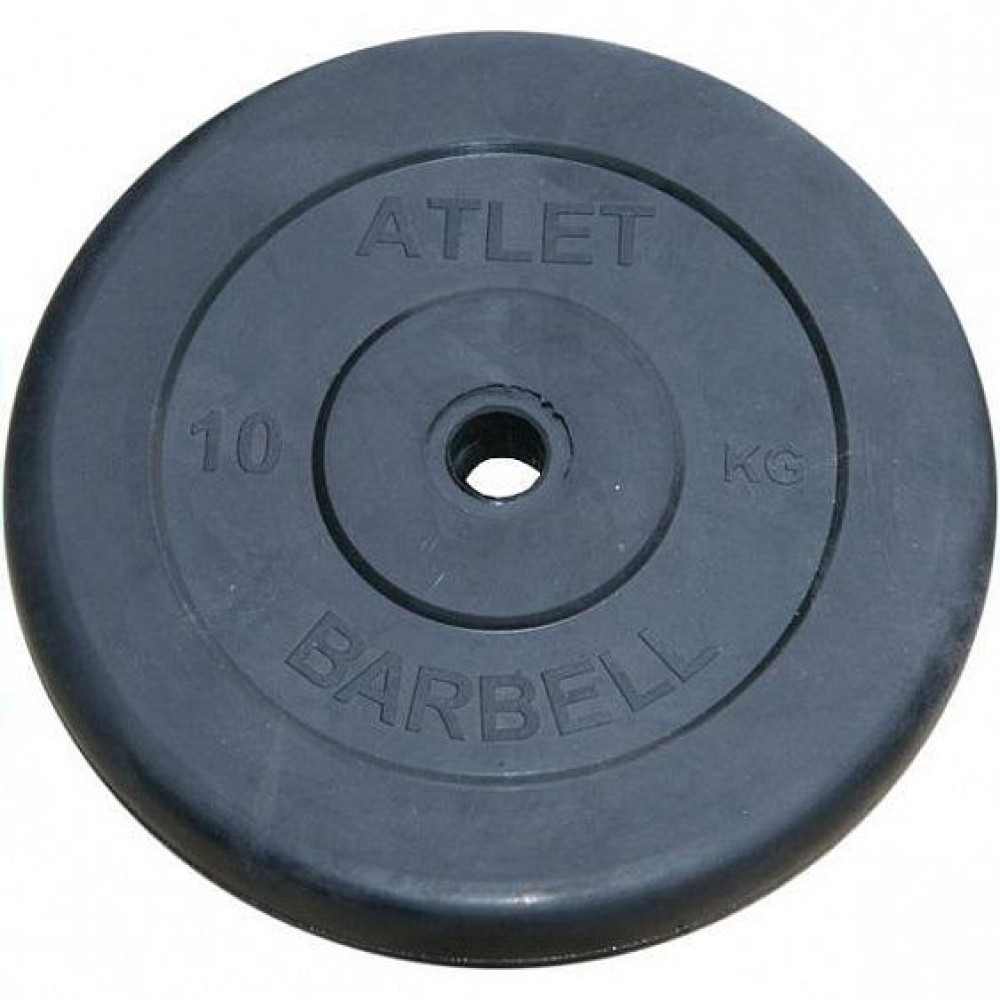 Диск обрезиненный MB Barbell Atlet MB-AtletB51-10