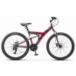 Велосипед Stels Focus MD 26 21-SP V010 (2018) 18 черный/красный