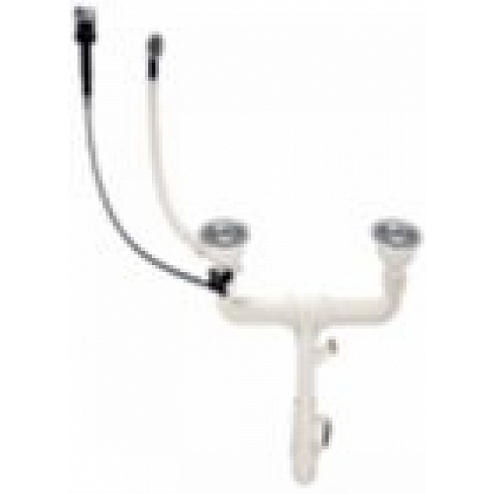 Сифон KUPPERSBERG 2675-l-sm-270-als (круглый, к. автомат на 2 чаши)