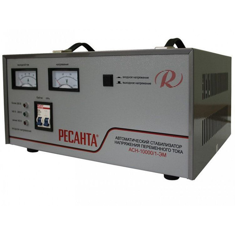 Стабилизатор напряжения РЕСАНТА ach-10000/1-эм