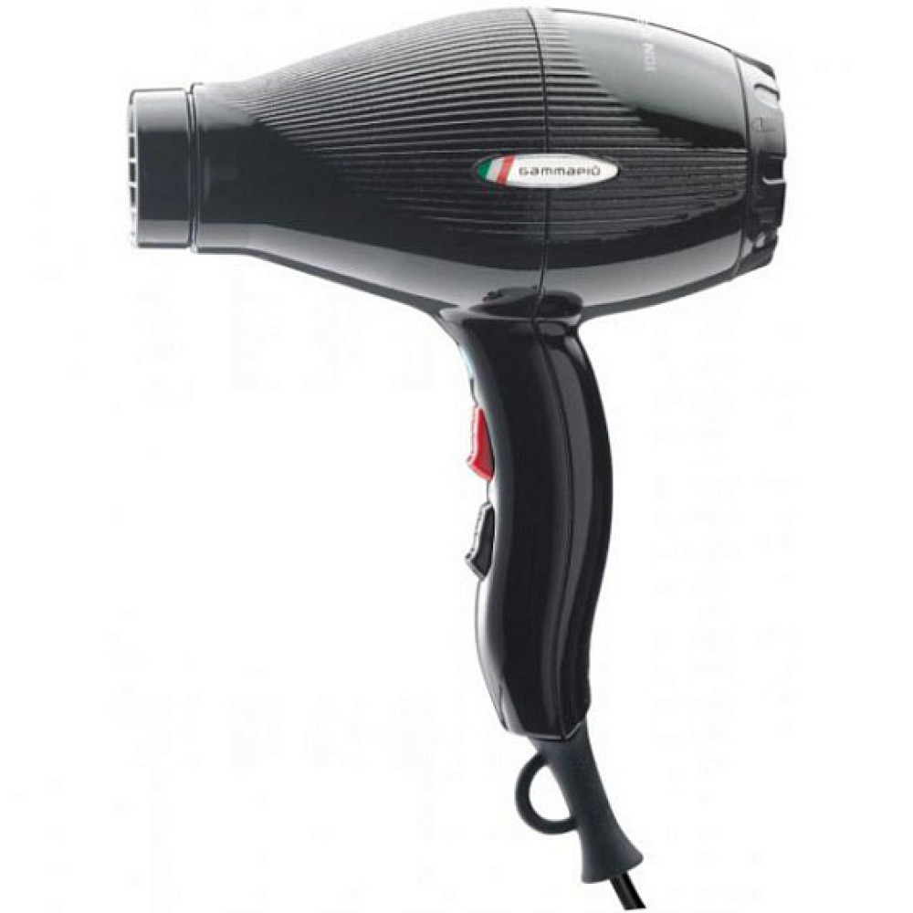 Фен GAMMA PIU Ion Ceramic S черный