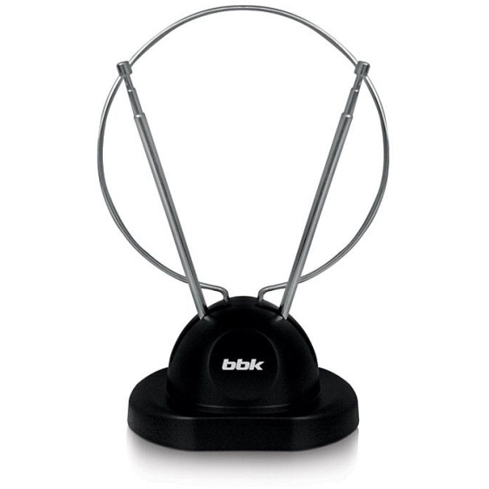 Антенна BBK DA-02 черный, цифровая DVB-T, комнатная,пассивная