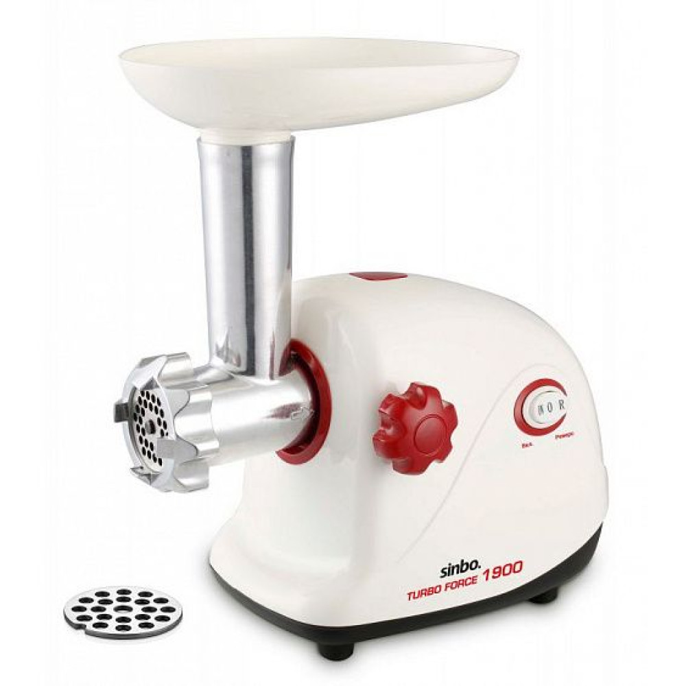 Мясорубка SINBO SHB-3161 белый/красный