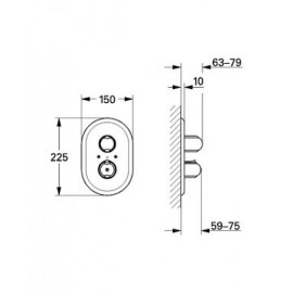 Термостат GROHE Grohtherm 19656000
