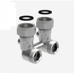 Узел нижнего подключения угловой для двухтрубных систем Royal Thermo 3/4 НГ - 3/4 НР