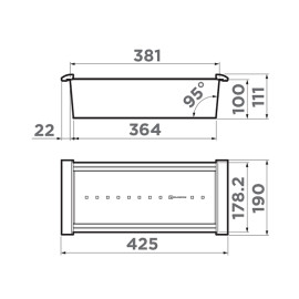 Коландер OMOIKIRI CO-02-GB (4999055)