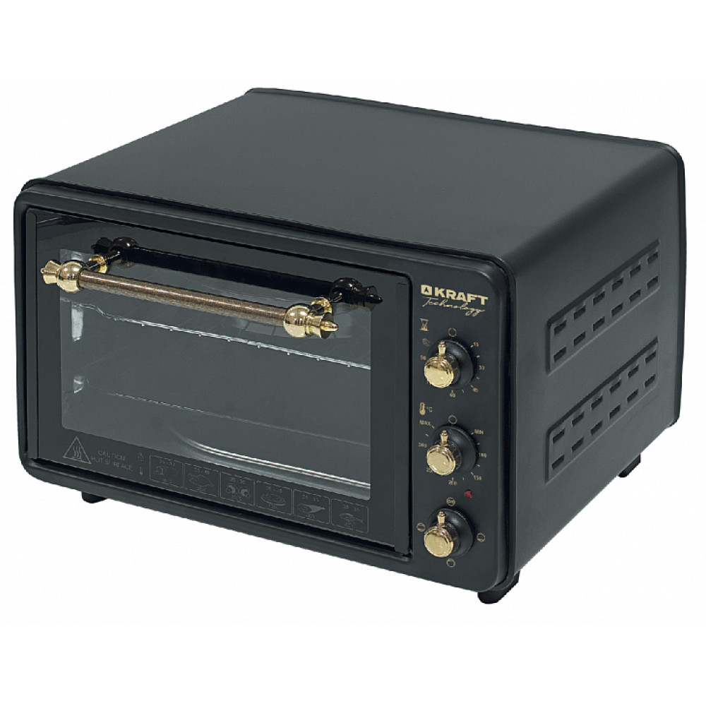 Мини-печь KRAFT TCH-MO3605BL retro