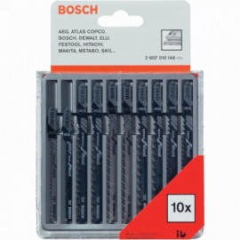 Набор 10 пилок BOSCH 2.607.010.146