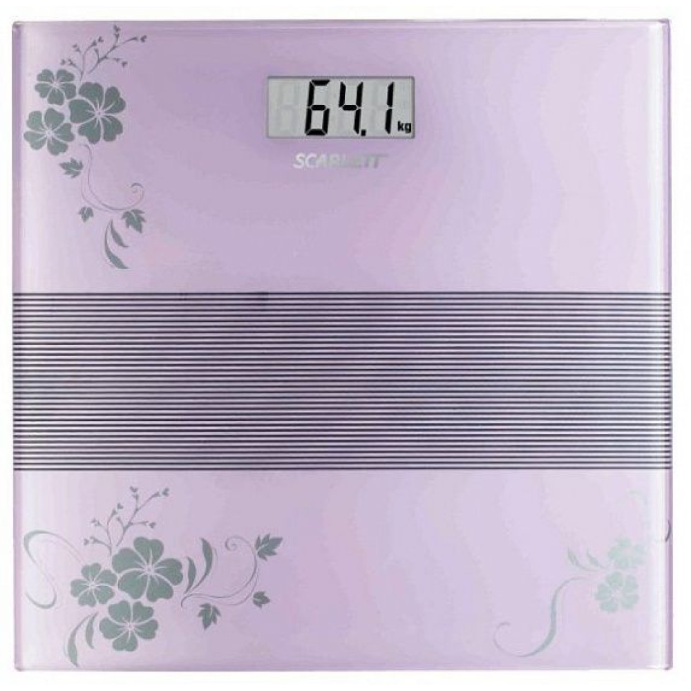 Напольные весы SCARLETT sc-bs33e060 фиолетовый
