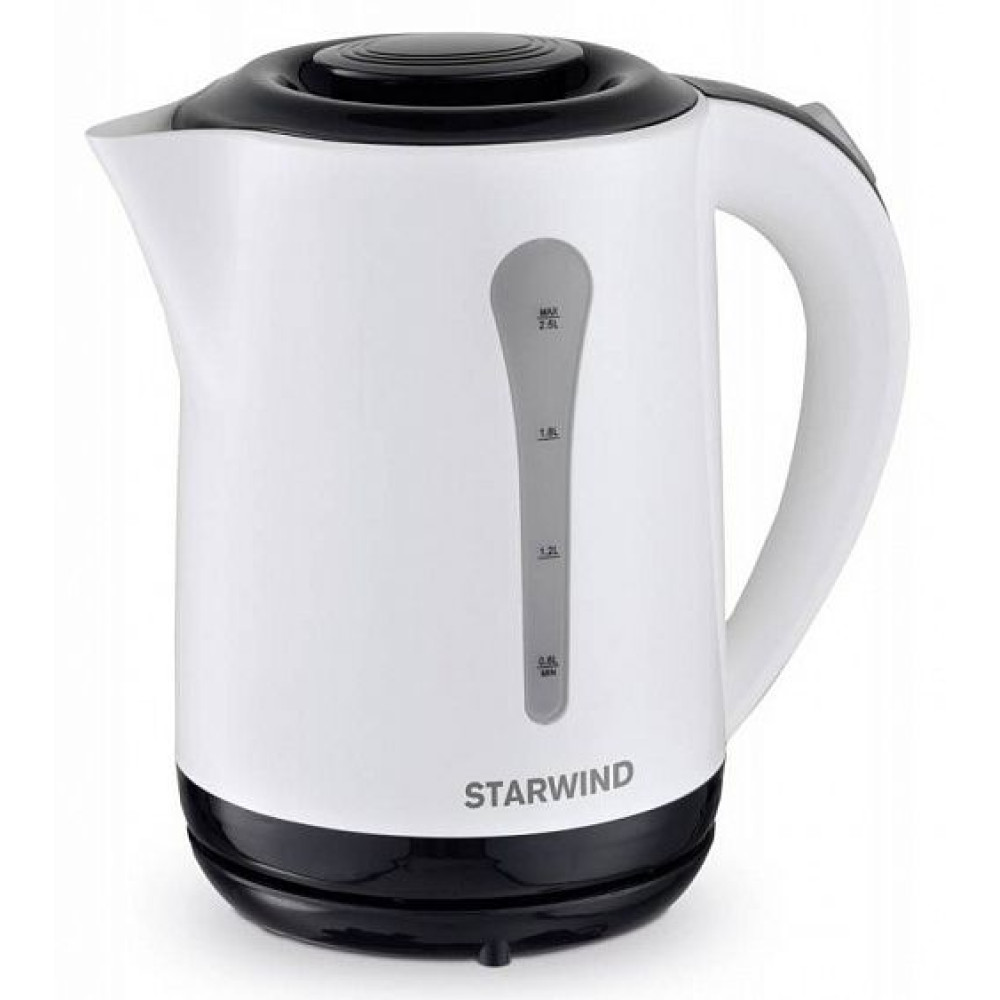 Электрочайник STARWIND skp2212 белый/черный