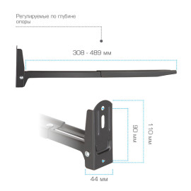 Кронштейн KROMAX MICRO-6b black