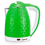 Чайник электрический Homestar HS-1015 зеленый/белый