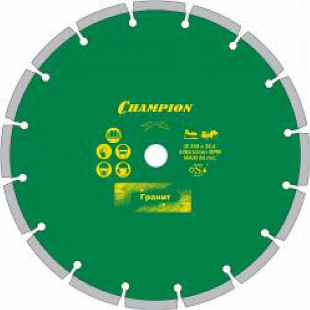 Диск алмазный CHAMPION st 400/25,4/10 concremax