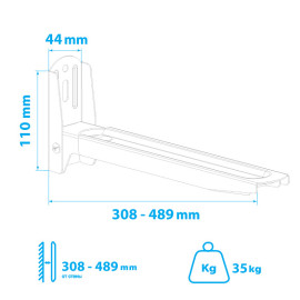 Кронштейн KROMAX MICRO-6w white
