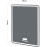 Зеркало BELBAGNO SPC-MAR-600-800-LED-TCH-RAD