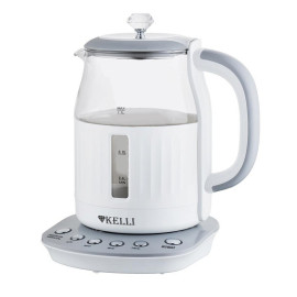 Чайник электрический KELLI KL-1373 белый/серый