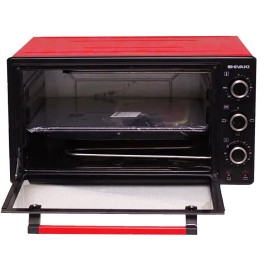 Мини-печь SHIVAKI MD3216L black/red