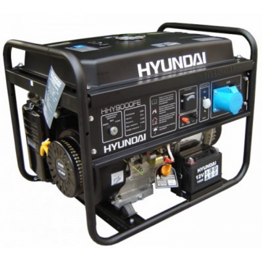 Генератор HYUNDAI hhy 9000fe + колеса