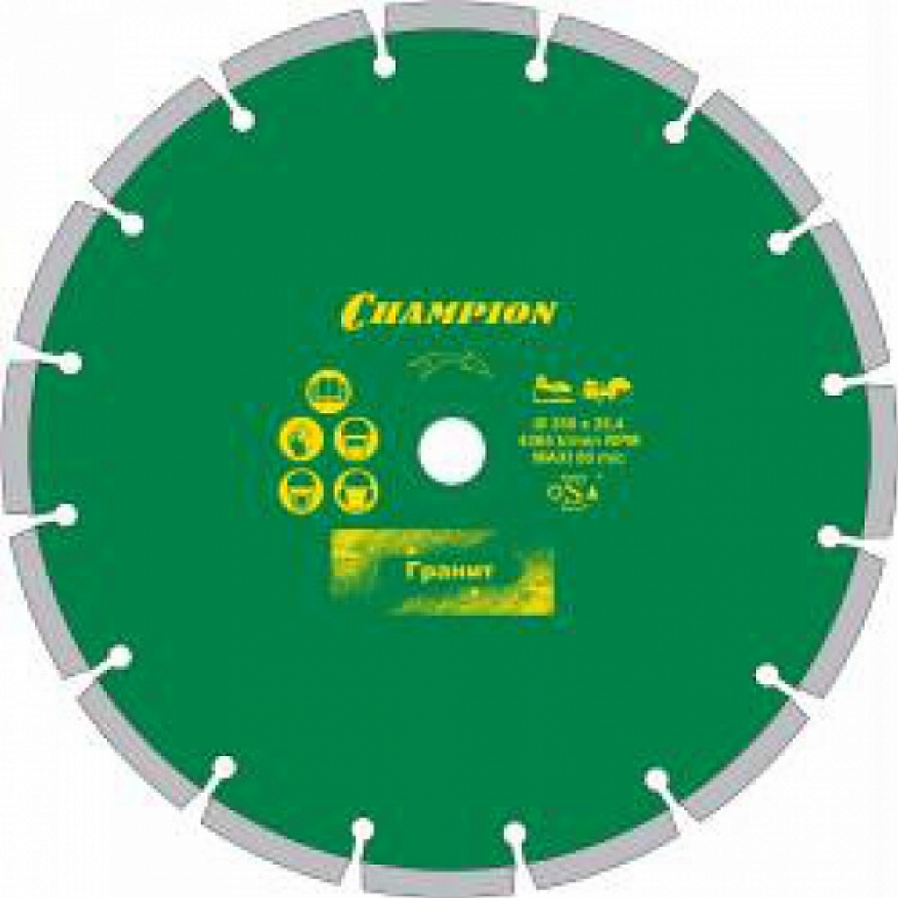Диск алмазный CHAMPION pro 400/25,4/10 laser granite
