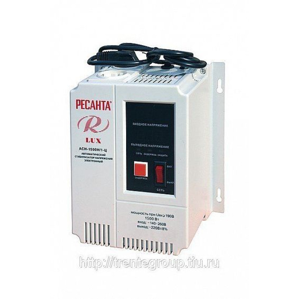 Стабилизатор напряжения РЕСАНТА асн 1500 н/1-ц lux