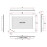 Телевизор AVIS AVS245SM White