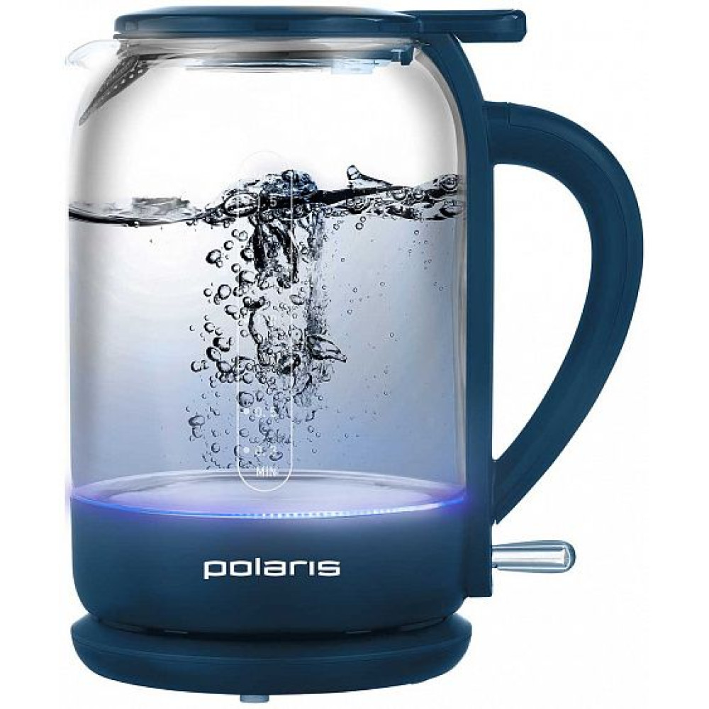 Электрочайник POLARIS PWK 1759CGL белый-черный