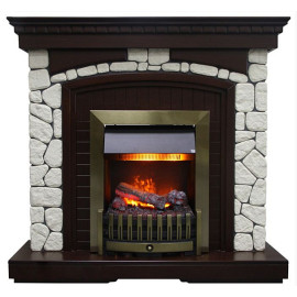 Портал для камина DIMPLEX glasgow под классику темный дуб