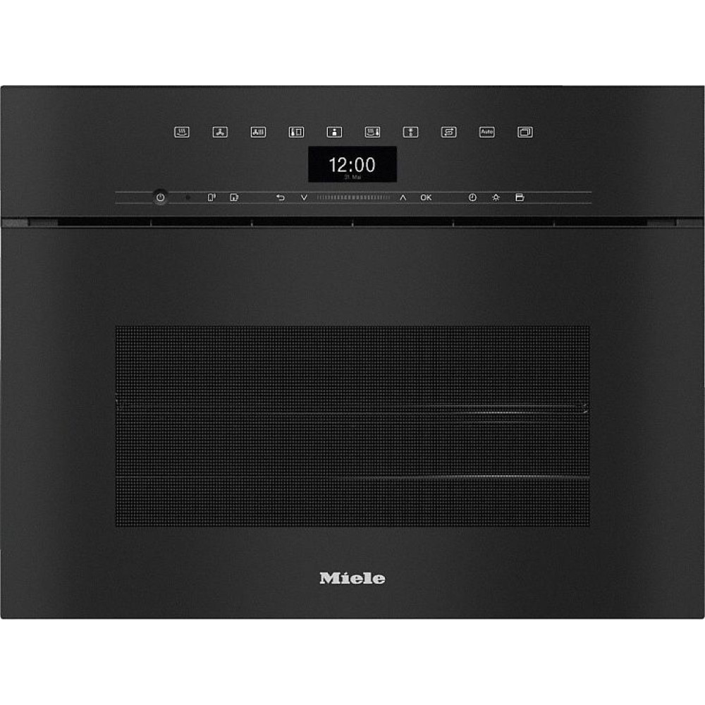 Встраиваемая пароварка MIELE DGC7440X OBSW чёрный обсидиан
