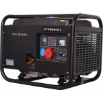 Генератор бензиновый HYUNDAI hy 7000se-3 колеса