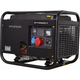 Генератор бензиновый HYUNDAI hy 7000se-3 колеса
