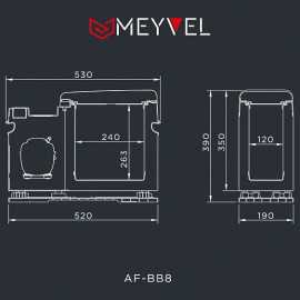 Автохолодильник MEYVEL AF-BB8