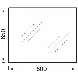 Зеркало JACOB DELAFON EB1098-NF 80х65 см
