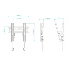 Кронштейн ONKRON TM1 Black