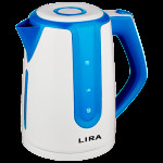 Чайник электрический LIRA LR 0103 белый/синий